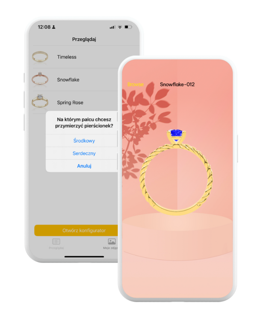 Jewellery showroom app